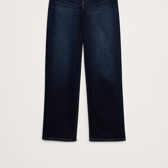 Banana Republic Mid-Rise 90s Loose Jean size 33 Dark Wash - Picture 6 of 6